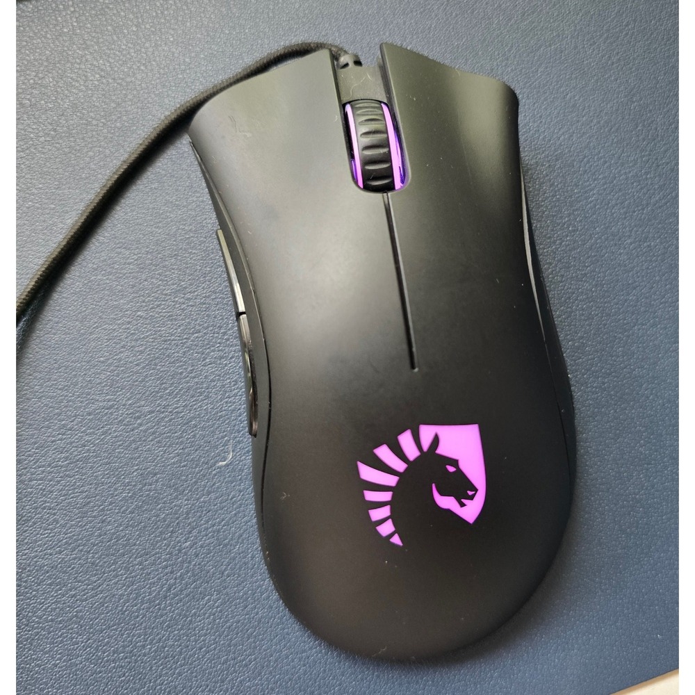 Razer DeathAdder Chroma Gaming Mouse Black Team Liquid Edition Wired Tested